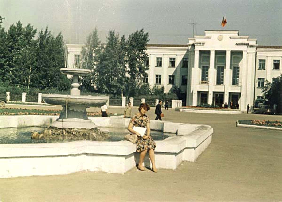 Abakan. Pervomaiskaya Square, 1965