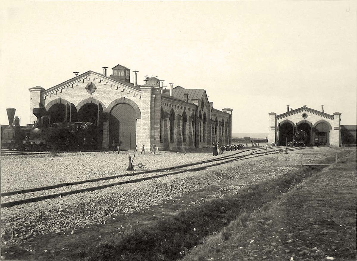 Abdulino. Locomotive depot