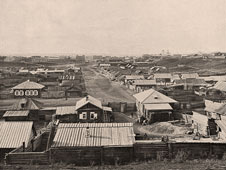 Ачинск. Panorama of the city, 1899 год