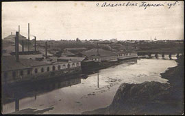 Alapaevsky plant and the Alapaikha river, 1898