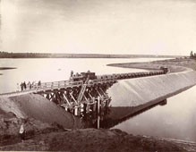 Alapaevsky plant. Dam near Sinyachikhinsky plant, 1898