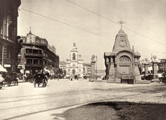 Moscow. Chapel of Alexander Nevsky on Moiseevskaya Square, 1914