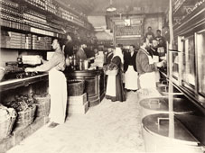 Moscow. Grocery of I.I. Lapin, circa 1900