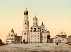 Moscow. Kremlin - Archangel Cathedral, circa 1890