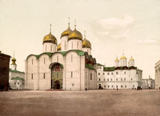 Moscow. Kremlin - Coronation Cathedral, circa 1890