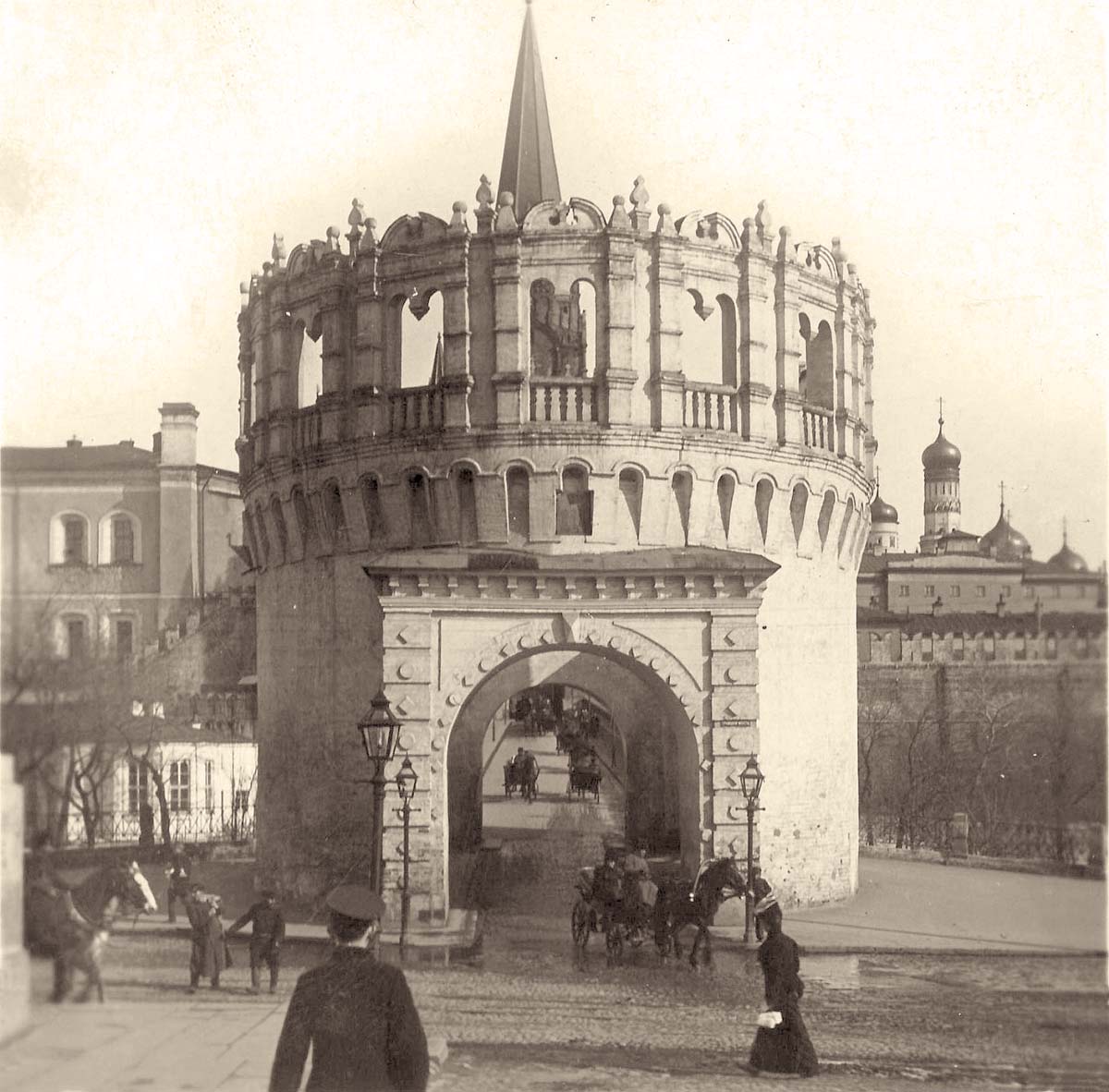 Moscow. Kutaf'ya Tower, between 1907 and 1914