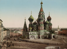 Moscow. Red Square - Temple of Vasily the Blessed