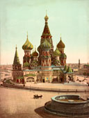 Moscow. Red Square - Temple of Vasily the Blessed