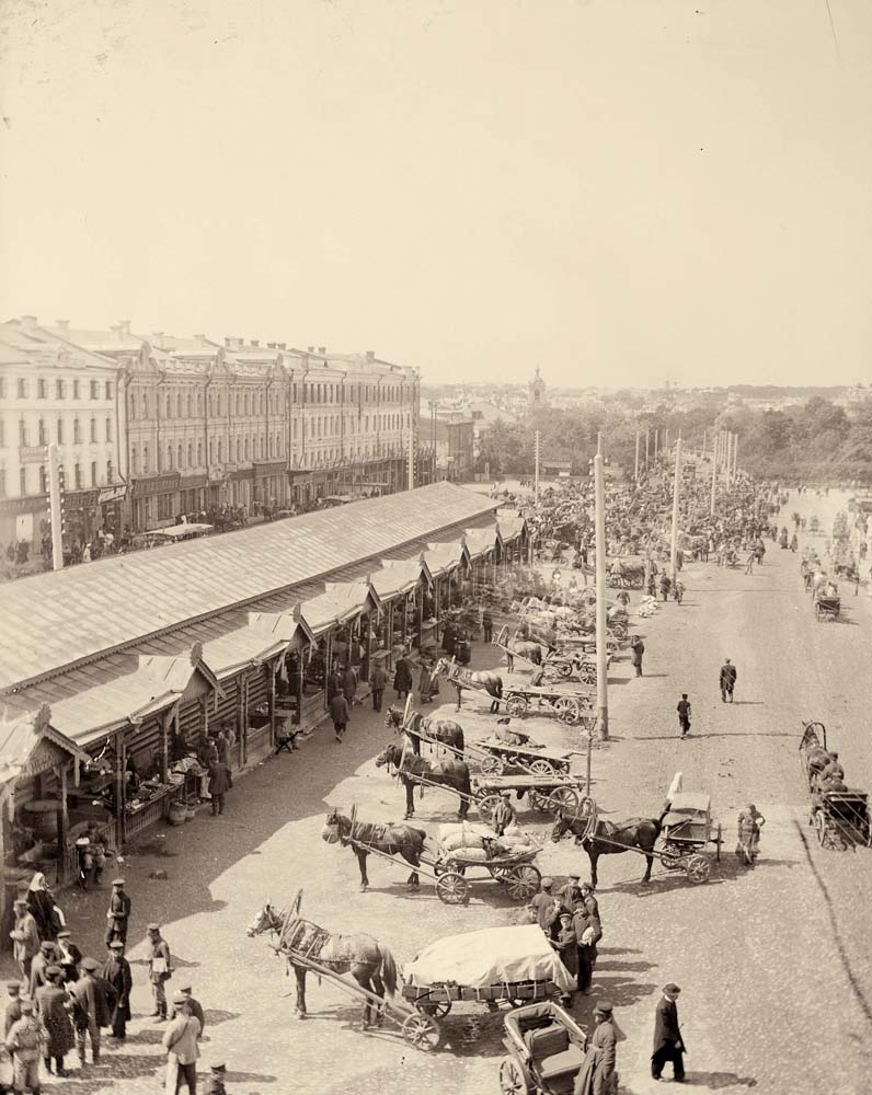 Moscow. Sukharevsky market, between 1900 and 1918