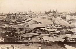 Moscow. View to Moscow river from Shvivaya Hill, 1874