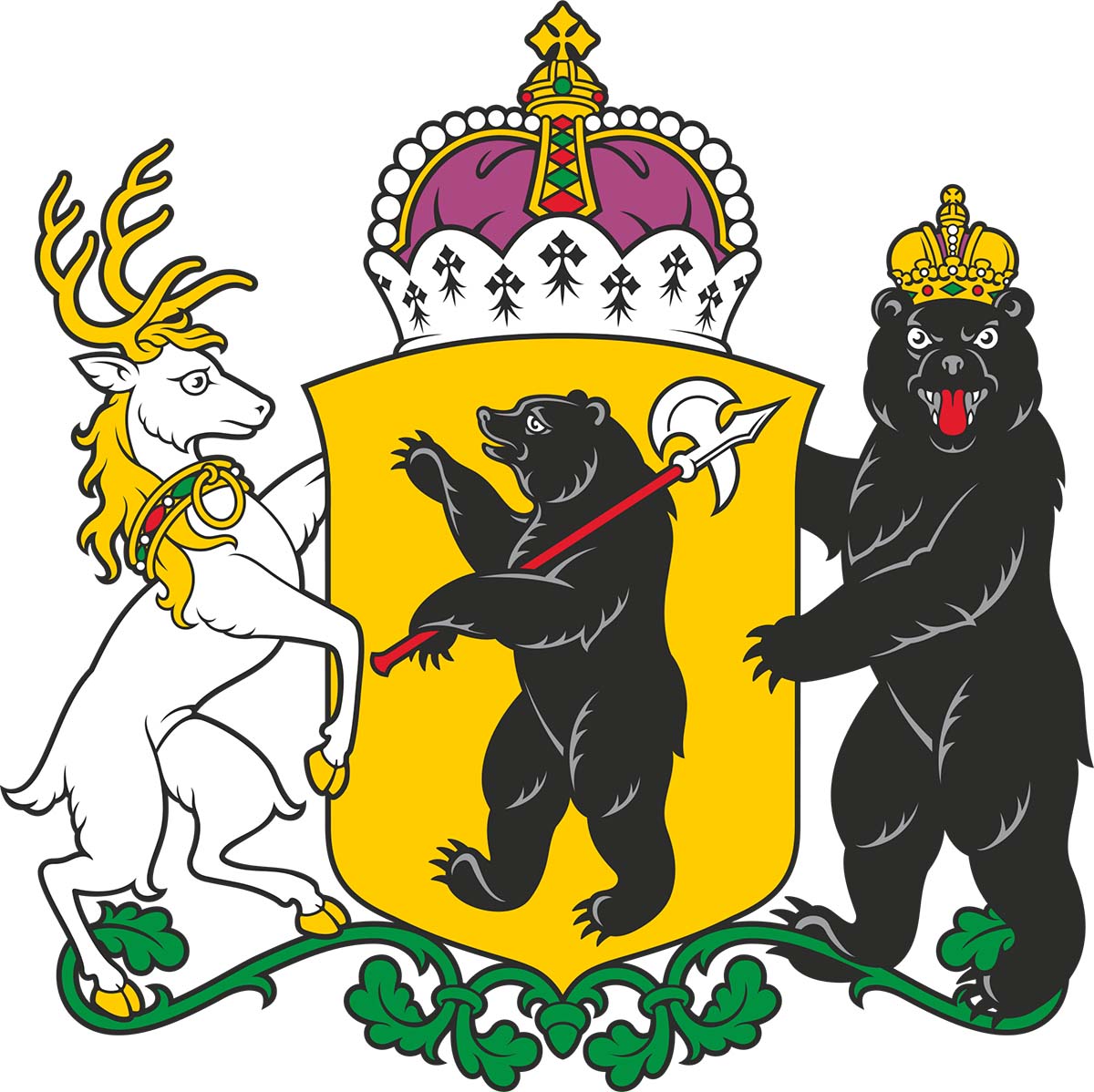 Coat of arms of Yaroslavl Oblast